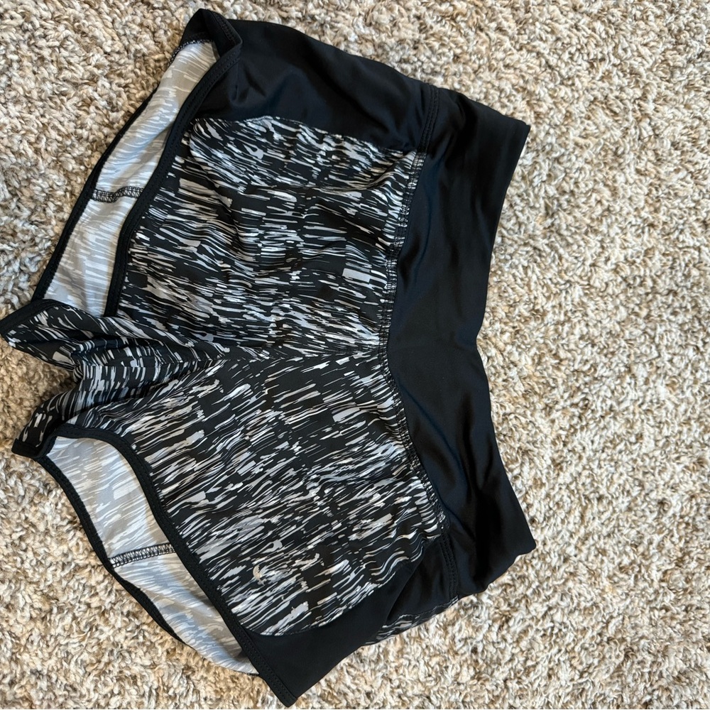 Nike Black and Gray Women's Shorts